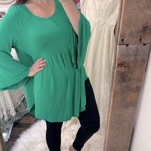 BELLAMIE PLUS Green Women's Top size 1X
